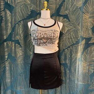 Forever-21 Women's Black Skirt